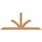 Ekena Millwork Richland Timber Gable Bracket, Western Red Cedar, 96"W x 40"H x 5 1/2"D x 5 1/2"F, 10/12 Pitch GBW096X40X0606RIC00SWR - alternate 1
